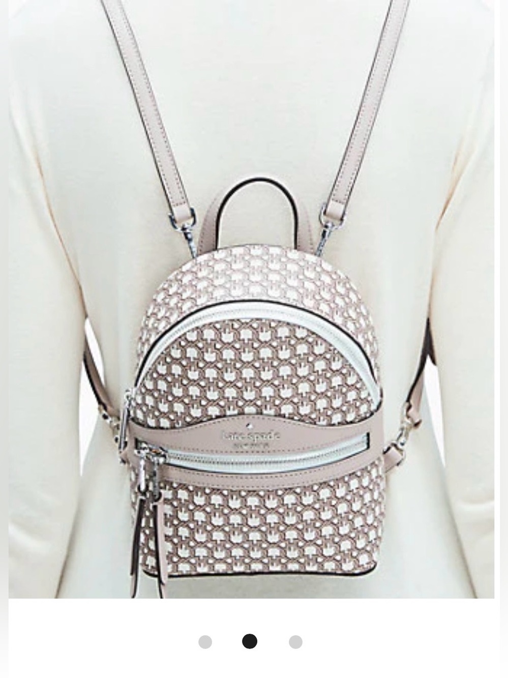 Kate Spade Spade Link Mini Backpack | Convertible Travel - Picture 2 of 14